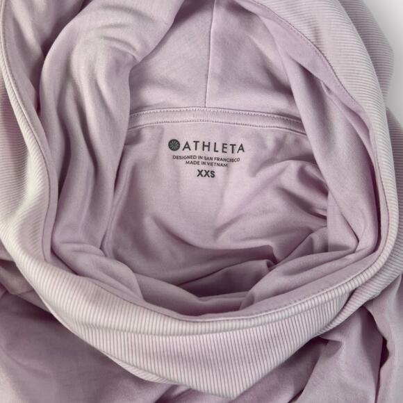 Athleta Essence Hooded Tunic in Simply Lilac Size XXS - Picture 3 of 4